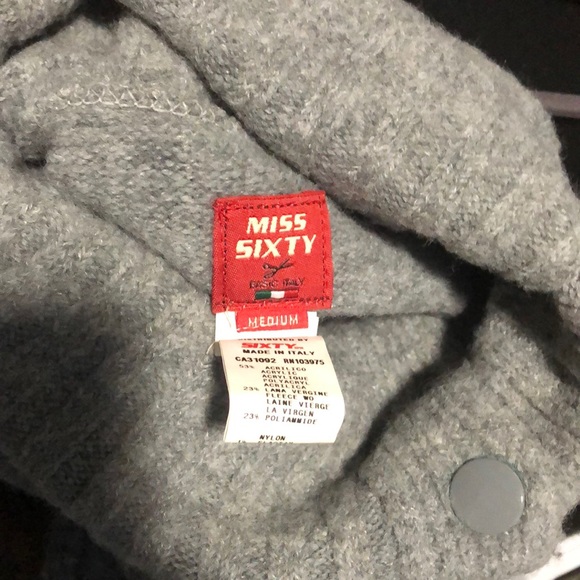 Miss Sixty vintage Y2K knit cowl sweater - Picture 3 of 14